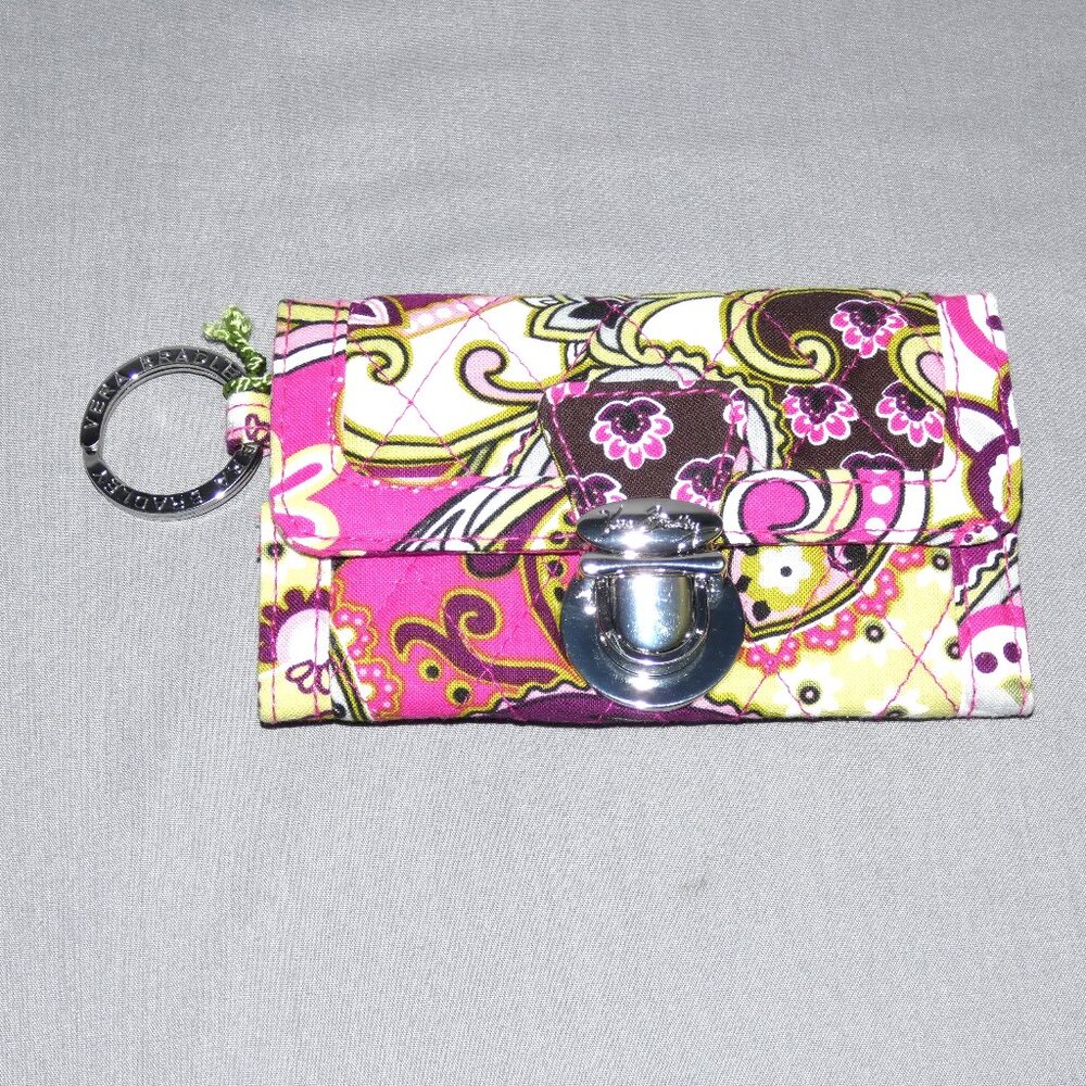 NEW Vera Bradley Quick Swipe ID holder Very Berry Paisley